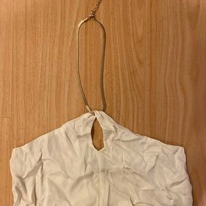 Crop Tank With Gold Chain